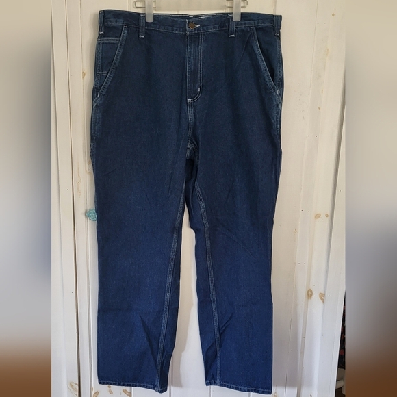 Carhartt Dungaree Cotton Carpenter Work Jeans - Picture 1 of 8